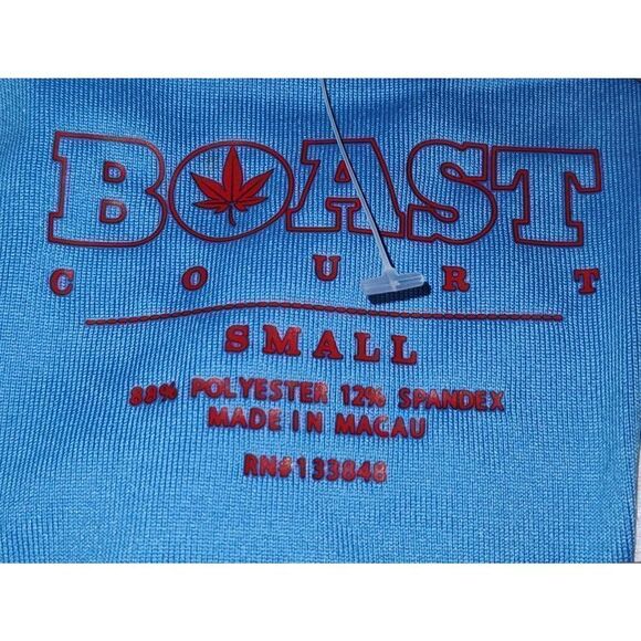 BOAST COURT Women's Tipped Tennis Carolina Blue shirt/dress NWT Small - Picture 4 of 6